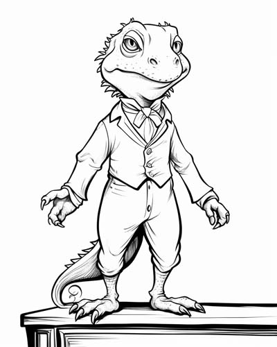 Bill the Lizard coloring page
