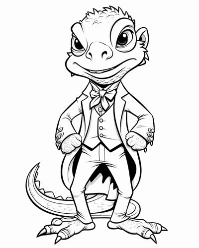 Bill the Lizard coloring page