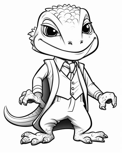 Bill the Lizard coloring page