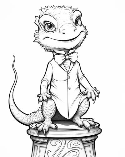 Bill the Lizard coloring page