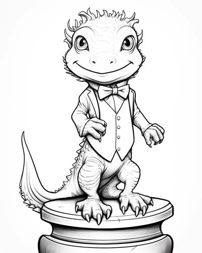 Bill the Lizard coloring page