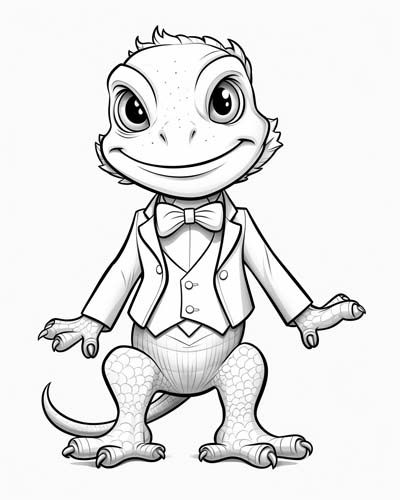 Bill the Lizard coloring page