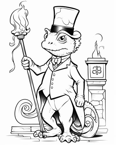 Bill the Lizard coloring page