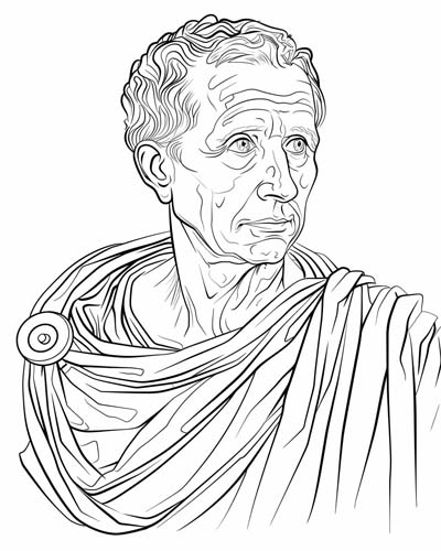 Cicero coloring page