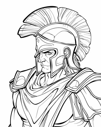 Julius Caesar coloring page