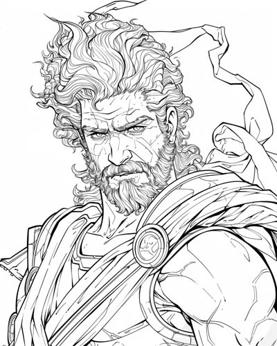 Marcus Aurelius coloring page