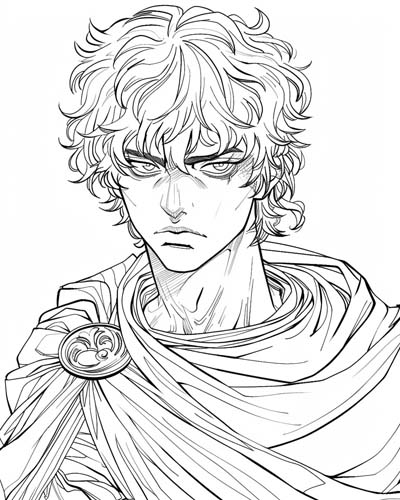 Nero coloring page