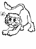 lion coloring page