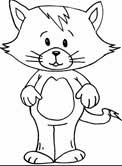 cats and kittens coloring page