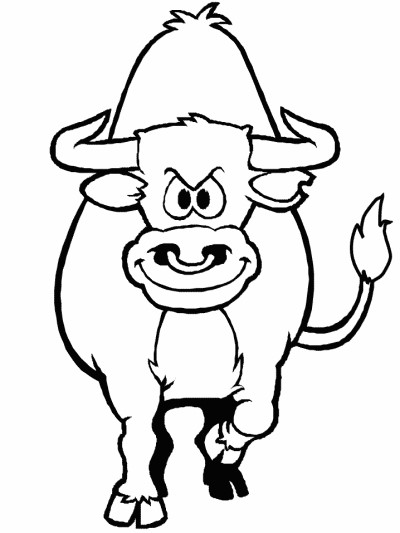 cow coloring page