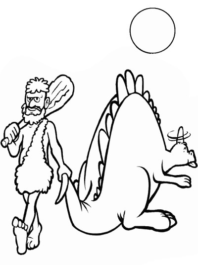 dinosaur coloring page