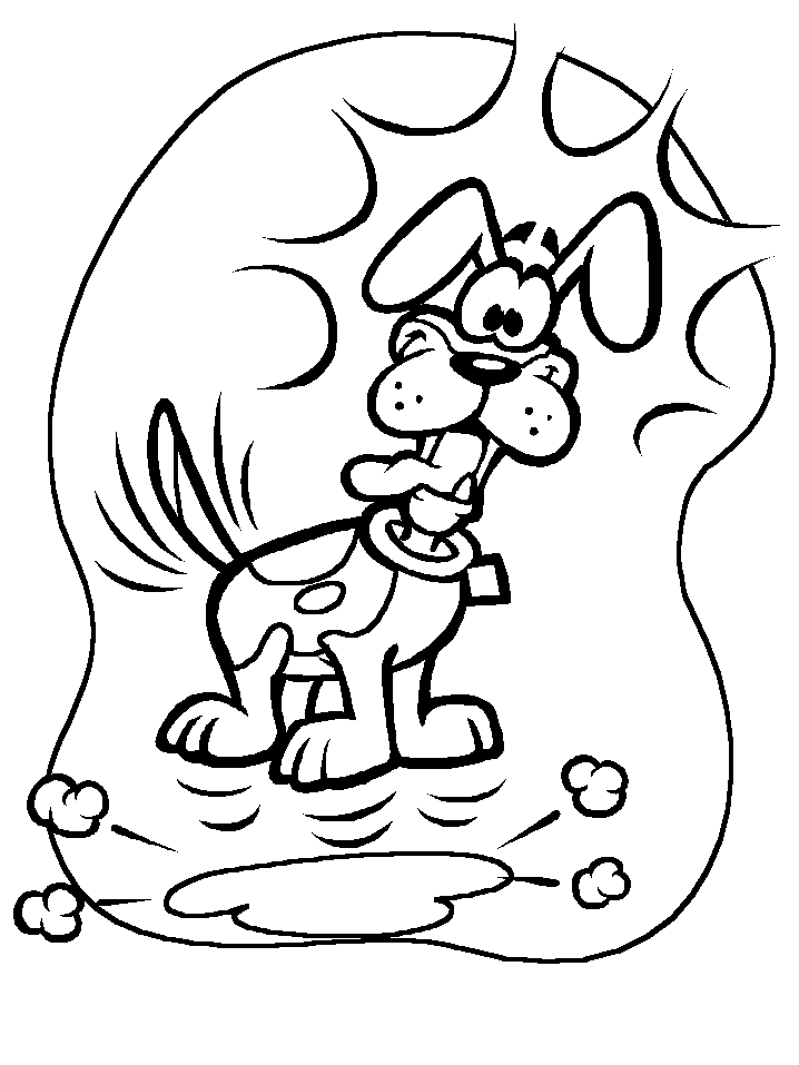 dogs and puppies coloring book pages