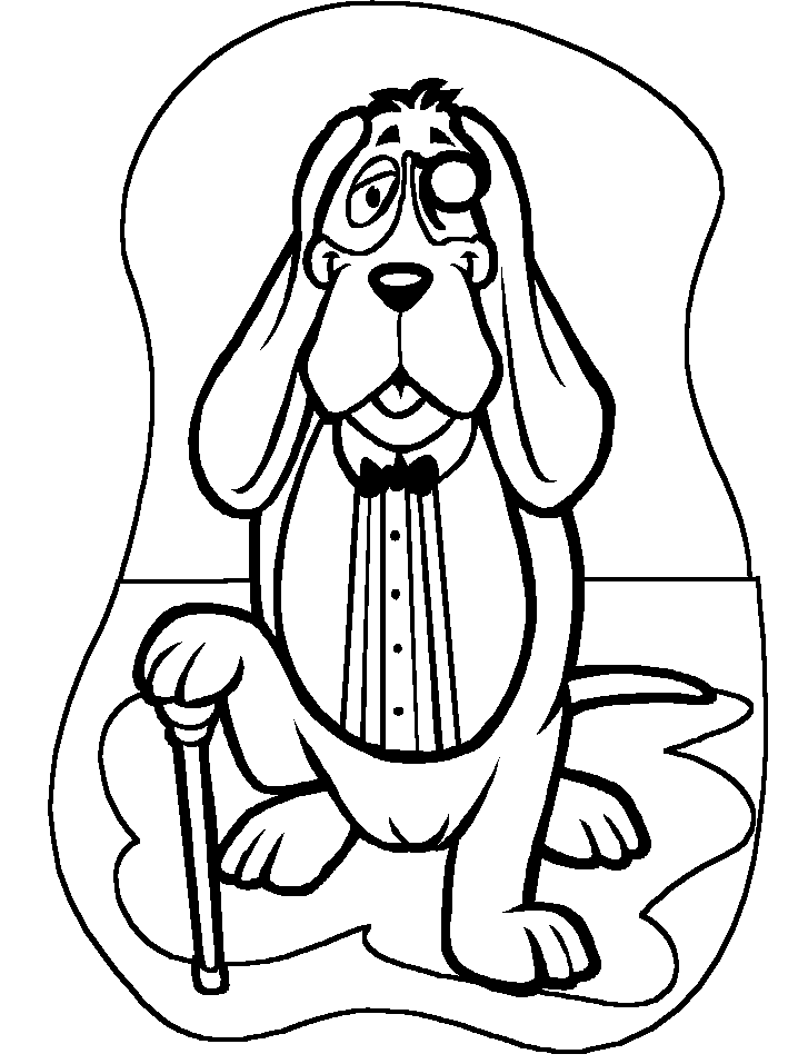 dogs and puppies coloring book pages