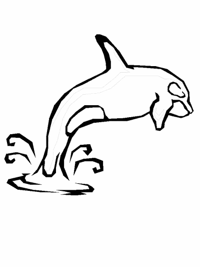 orca coloring page