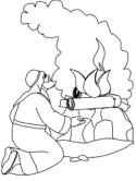 Bible coloring book pages