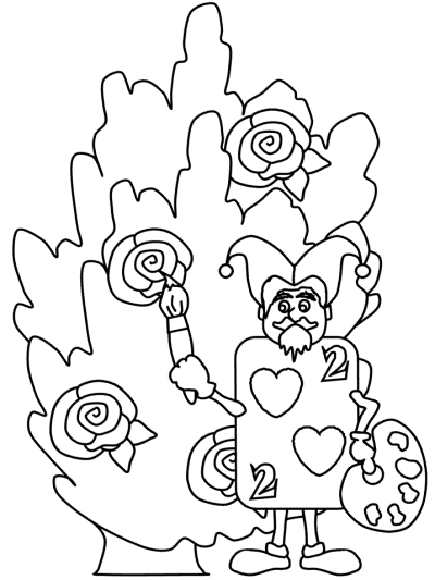 cards painting roses coloring pages