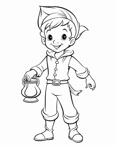 Peter Pan coloring page