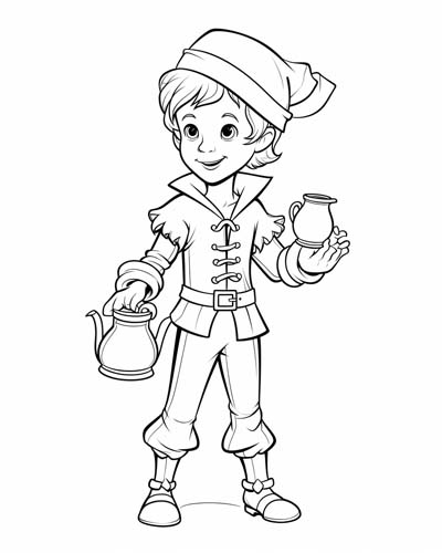 Peter Pan coloring page