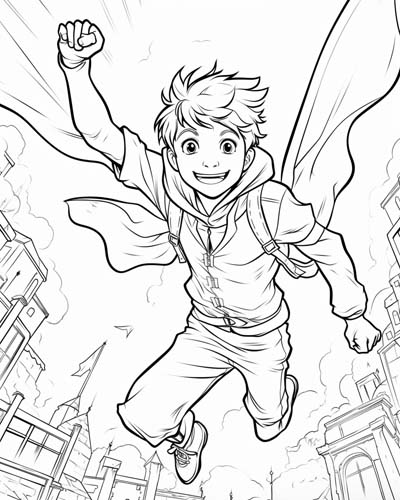 Peter Pan coloring page