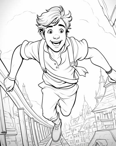 Peter Pan coloring page