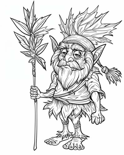 brownie coloring page