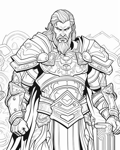 Finn McCool coloring page
