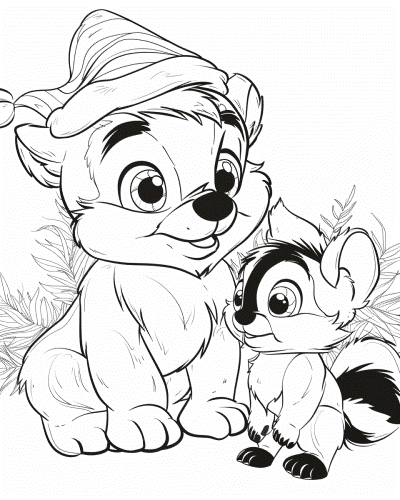 christmas coloring book pages
