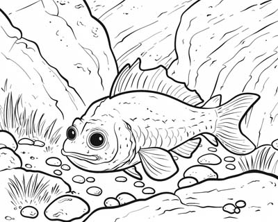 coloring page of the namazu