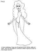 Norse Mythology - Freyja coloring pages
