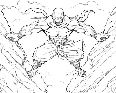 coloring page of Bernardo Caprio