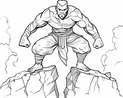 coloring page of Bernardo Caprio