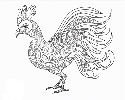 sarimanok coloring page