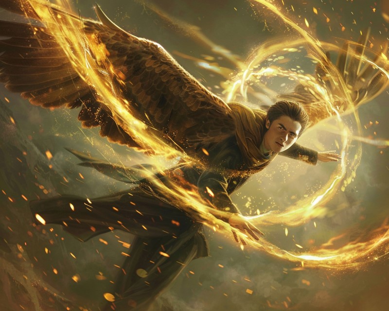 artwork of Lleu Llaw Gyffes