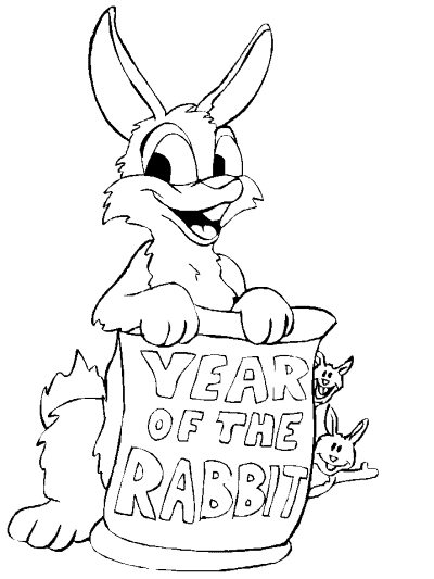 chinese new year coloring pages