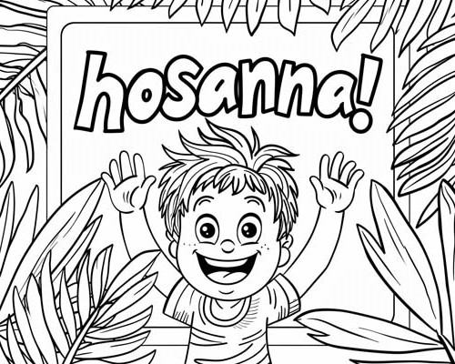 hosanna word art
