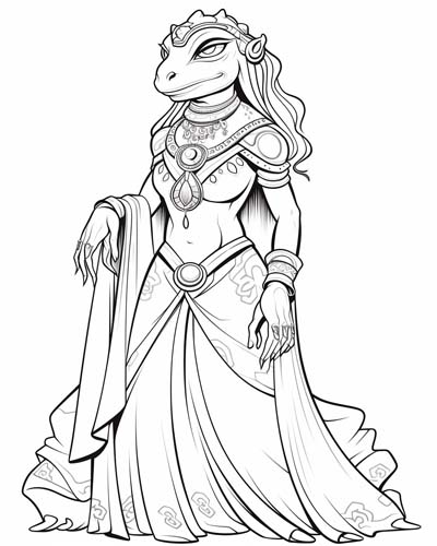 Heqet coloring page