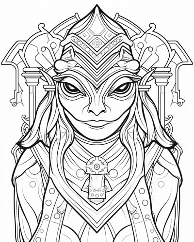 Heqet coloring page