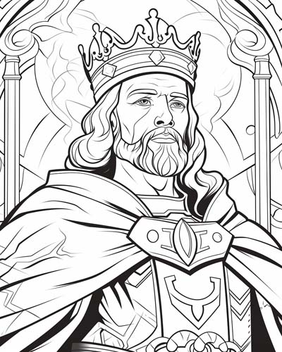 King Richard the Lionheart coloring page