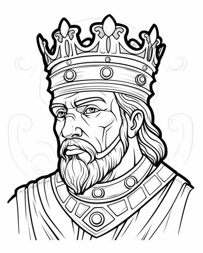 King Richard the Lionheart coloring page