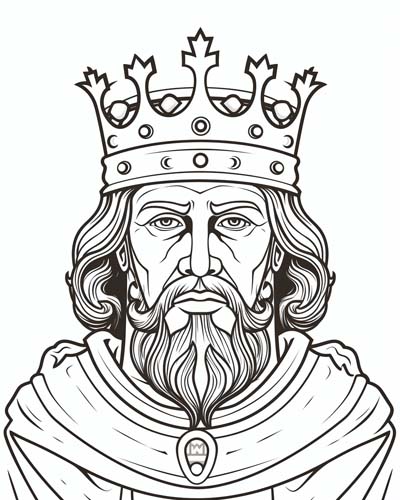 King Richard the Lionheart coloring page
