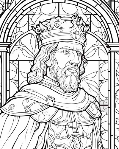 King Richard the Lionheart coloring page
