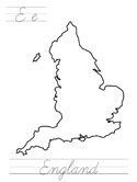 england coloring page