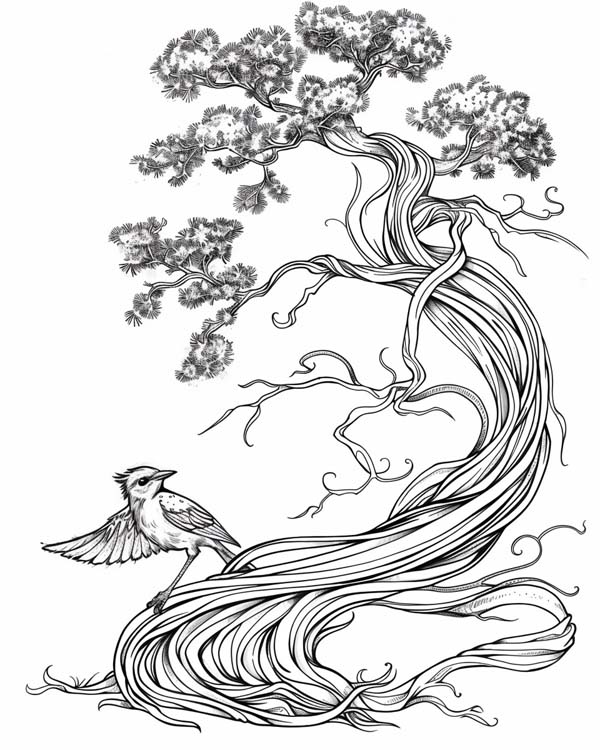 The Juniper Tree coloring page