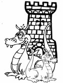 Dragon Coloring Pages - page 3