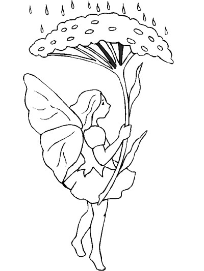 fairy coloring page