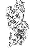 merrow coloring page