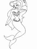 merrow coloring page