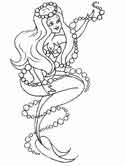 merrow coloring page