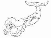 merrow coloring page