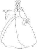 princess coloring page